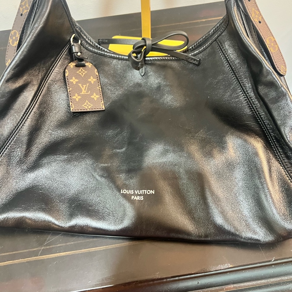 Louis Vuitton Carryall VIBE MM in lambskin & monogram canvas shoulder bag 2025 - Picture 2 of 16